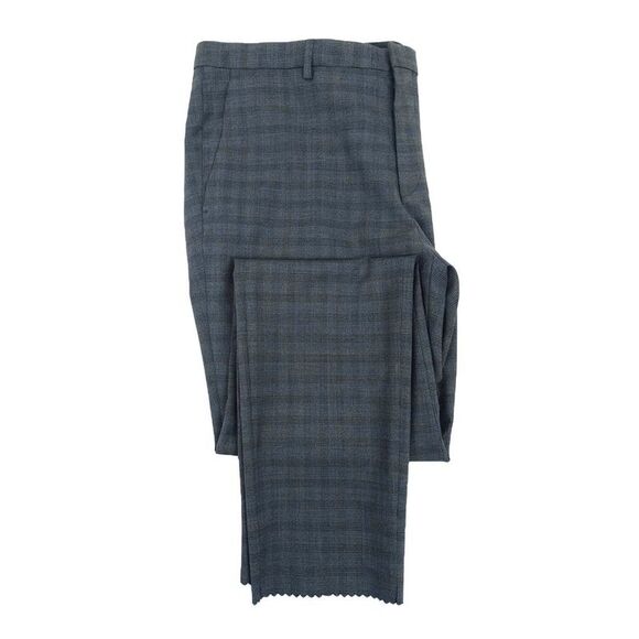 Hugo Boss Men's Plaid Extra Slim Fit Suit Pants - Dark Blue